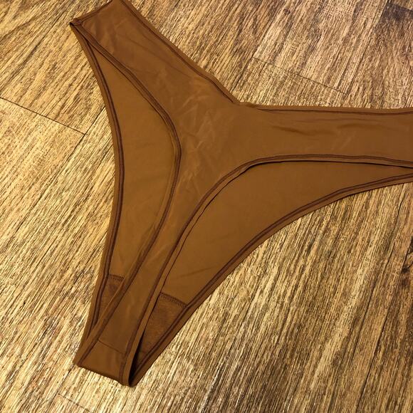 Skims Copper Dipped Front Thong Panties Size 3X - Picture 4 of 8